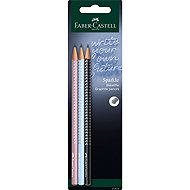 FABER-CASTELL Sparkle Harmony B, triangular - pack of 3 - Pencil