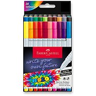 FABER-CASTELL Grip Boldpen, 20 barev - Felt Tip Pens