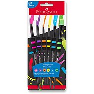 FABER-CASTELL Soft Touch Black - sada 6 typů - Brush
