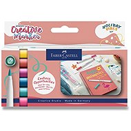 FABER-CASTELL Creative Holiday, 6 colours - Felt Tip Pens