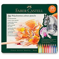 FABER-CASTELL Polychromos in a tin box, 20 colours - Coloured Pencils