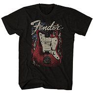 Fender - Distressed Guitar - velikost M - Tričko