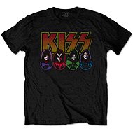 Kiss - Logo, Faces, Icons - size M - T-Shirt