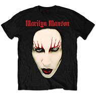 Manson Marilyn - Red Lips - velikost L - Tričko