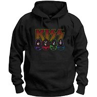 Kiss - Logo, Faces, Icons - velikost M - Mikina