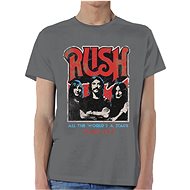 Rush - World a Stage Tour 1977 - velikost S - Tričko