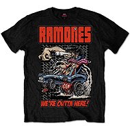 Ramones - Outta Here - velikost M - Tričko