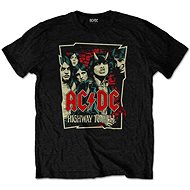 AC/DC - Highway To Hell Sketch - tričko XL - T-Shirt