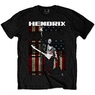 Jimi Hendrix - Peace Flag L - tričko L - Tričko