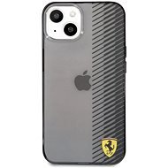 Ferrari Gradient Transparent Apple iPhone 13 fekete tok - Telefon tok