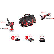 FESTA SHARE20V - 2 × Brushless machines, bag, charger 28103 (1 × 2 Ah + 1 × 4 Ah) - Cordless Tool Set