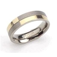 Titanium wedding ring BOCCIA 0101-10 - Ring