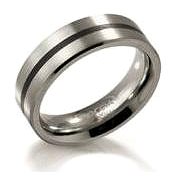 Titanium wedding ring BOCCIA 0101-1460 - Ring