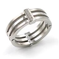 Titanium Ring BOCCIA with Diamonds 0126-01 - Ring
