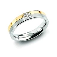 Titanium BOCCIA with Diamonds 0129-06 - Ring