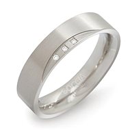 Titanium BOCCIA with Diamonds 0138-02 - Ring