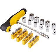 FIELDMANN Bit set with T-screwdriver 37 pcs FDS 1017-37R - Screwdriver Set