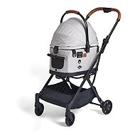 FIKAGO Flytta Plus Cat/Dog Trolley, Grey Husky - Pet Stroller