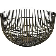 FINE 2 DINE Iris Wire basket, height 120 mm, diameter 210 mm, vintage - Bread Basket