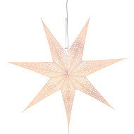 Finnlumor Paper star with cut-out pattern, 75 cm, seven-pointed - Christmas Decoration