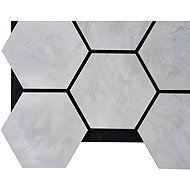 Fired Up Acoustic wooden hexagonal panel Fuse, concrete decor - Acoustic Panel