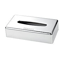 Fired Up Corporation Corby Devon Rectangular tissue box, chrome - Tissue Box