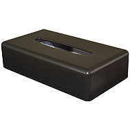 Fired Up Corporation Corby Devon Rectangular tissue box, black - Tissue Box