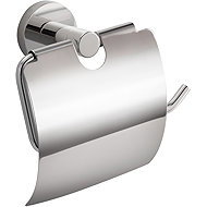 Fired Up Corporation Toilet paper holder with cover, polished steel - Toilet Paper Holder