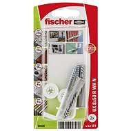 fischer UX 8 x 50 Universal Knotting Dowel with Clip - Fastening Material Set
