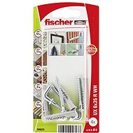 fischer Universal Plug UX 6 X 35 R Wh with Angle Hook - Fastening Material Set