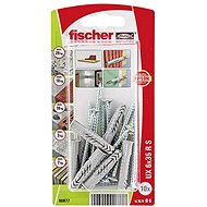 fischer Universal Plug UX 6 x 35 R with Rim and Screw - Fastening Material Set