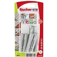 fischer Universal Plug UX 8 x 50 R with Rim and Screw - Fastening Material Set