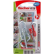 fischer DUOPOWER 8 x 40 Universal Dowel + Hook - Fastening Material Set