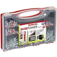 fischer DUOPOWER 5, 6, 8 and 10 Universal Dowel Set + REDBOX Screws - Fastening Material Set