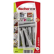 fischer UX 8 x 50 Universal Knotting Dowel with Rim - Fastening Material Set