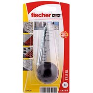 fischer TS Door Stop, Black - Fastening Material Set