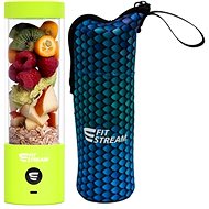 FitStream Pro yellow, USB-C + Fitstream Neoprene cover for Fitstream E1, chameleon - Countertop Blender