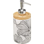 5five Simply Smart Blackflora Ceramic - Soap Dispenser