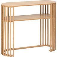 5five Simply Smart SLAT slatted console with shelf, 100 cm - Console Table