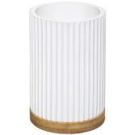5FIVE Modern home toothbrush cup, white - Toothbrush Holder Cup