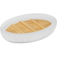 5Five Modern Home 12,5 cm, bamboo white - Soap Dish