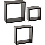 5five Simply Smart Decorative shelves black CUBE M, 3 pcs - Shelf