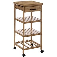 5five Simply Smart 3-tier kitchen trolley, bamboo, 38 × 37 × 90 cm, Line - Cart