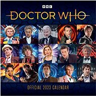 Oficiální nástěnný kalendář BBC 2023: Doctor Who Classic  - Nástěnný kalendář