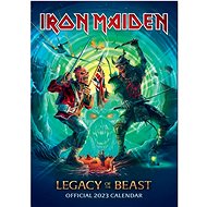 Oficiální kalendář 2023: Iron Maiden - Nástěnný kalendář