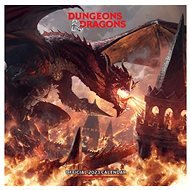 Oficiální nástěnný kalendář 2023 Dungeons & Dragons - s plakátem - Nástěnný kalendář