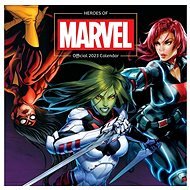 Oficiální nástěnný kalendář 2023 Marvel: Heroes of Marvel  - Nástěnný kalendář