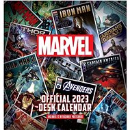 Oficiální stolní kalendář 2023 Marvel superhrdinové  - Stolní kalendář