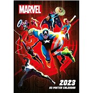 Deluxe kalendář 2023 Marvel: Avengers  - Nástěnný kalendář