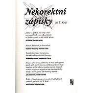 Nekorektní zápisky - 